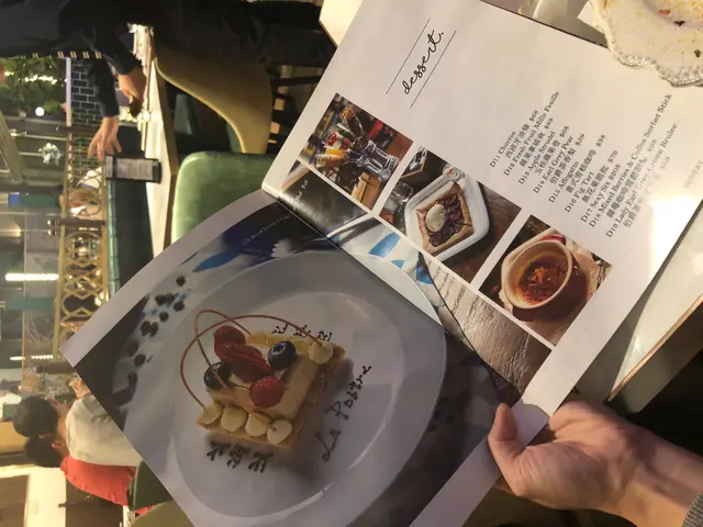 多選擇的Dessert Menu