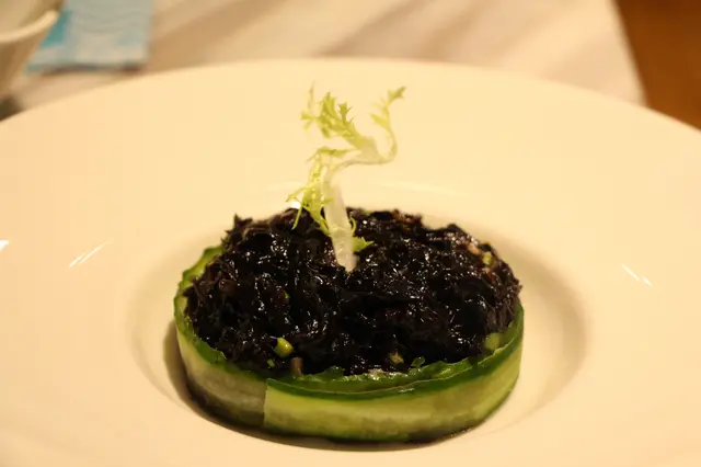 蝦苗拌頭水紫菜