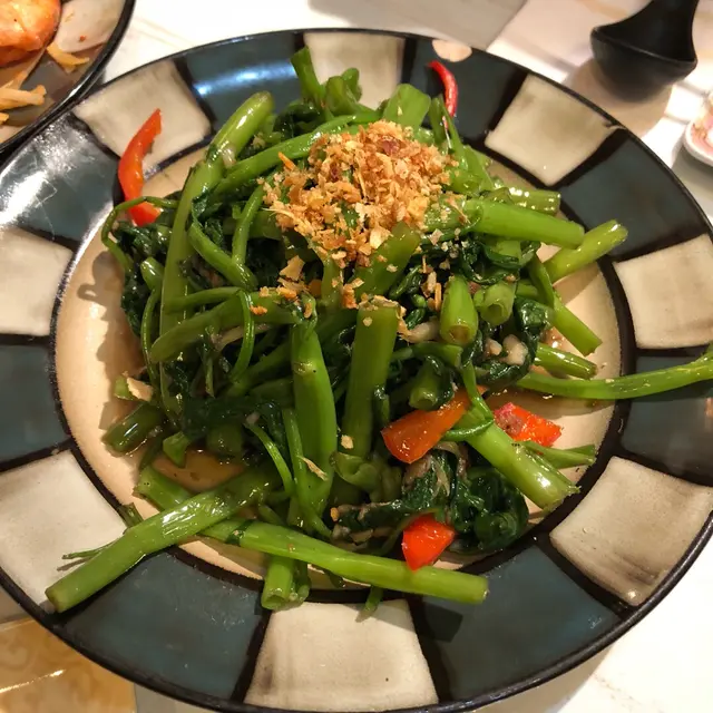 馬拉盞炒的通菜