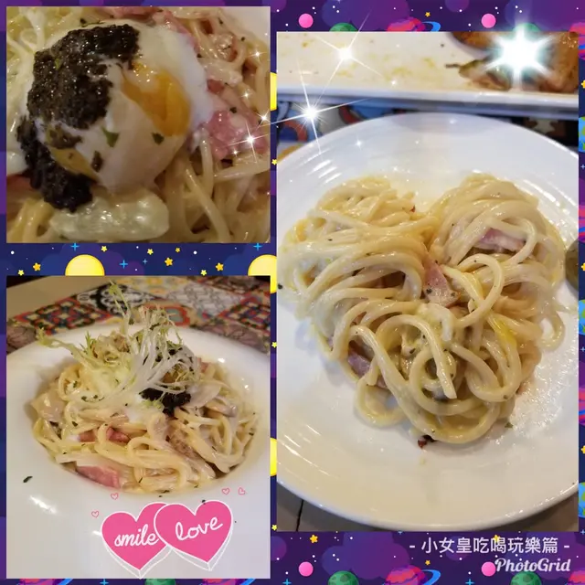 黑松露溫泉蛋卡邦尼扁意粉