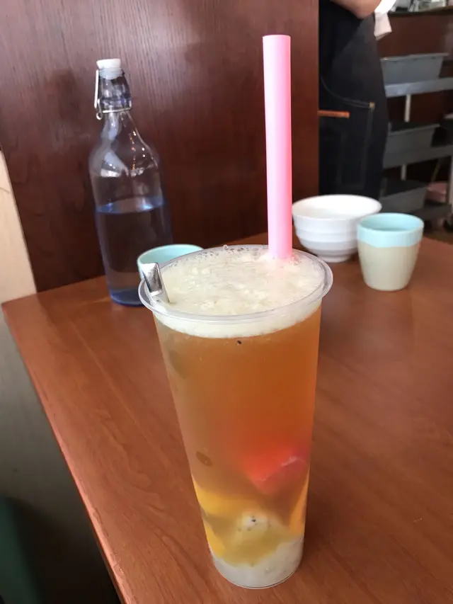 白桃西柚水果茶