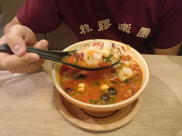 鮮蝦帶子魚湯飯