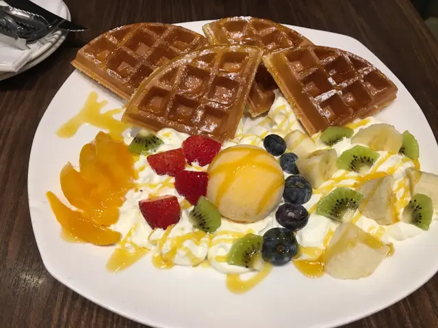 鮮雜果冰淇淋鬆餅