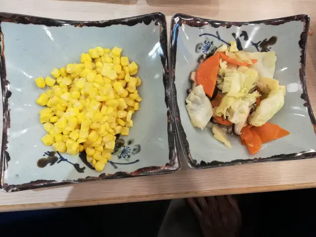 雜錦炒野菜和牛油粟米