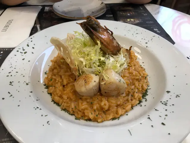 北海道海蝦帆立貝意大利飯