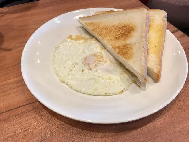 西煎雙蛋配牛油多士