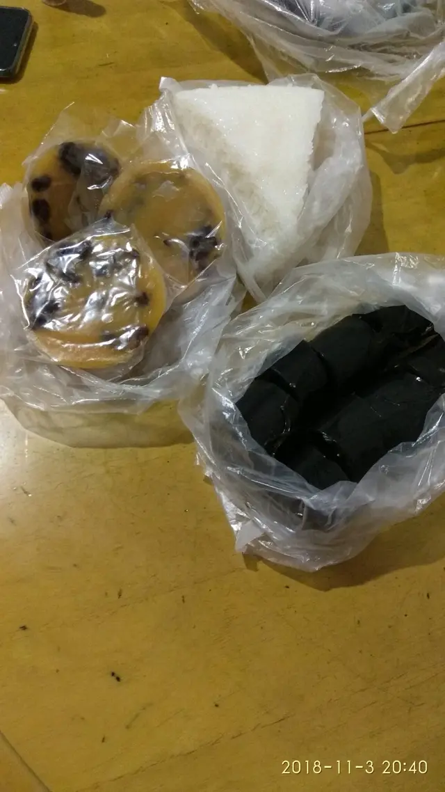 白糖糕、芝麻卷、砵仔糕