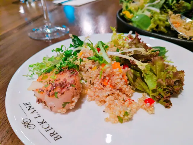 烤帶子南瓜藜麥沙律