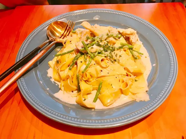 雞肉蘆筍黑松露忌廉闊條麵