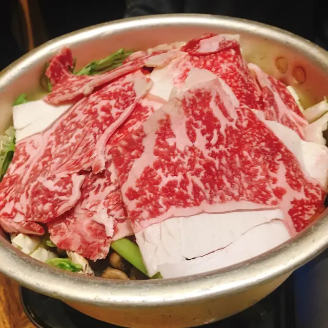 日本產霜降A5和牛&烏冬壽喜燒    