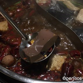鴨血 - 旺角的養心殿台式養生鍋