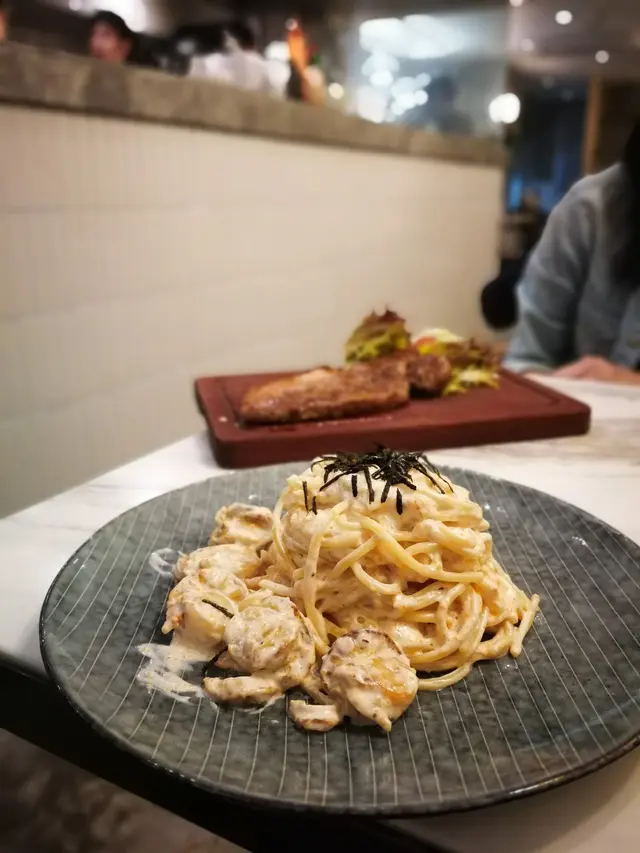 想食。明太子意粉