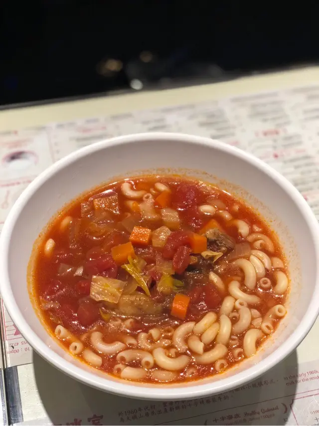 蕃茄牛尾湯通粉