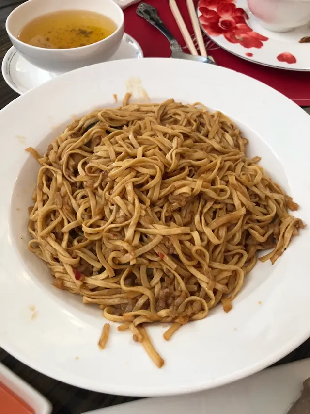 茄子肉鬆炆伊麵