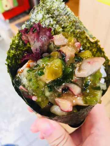 芥辣八爪鱼手卷