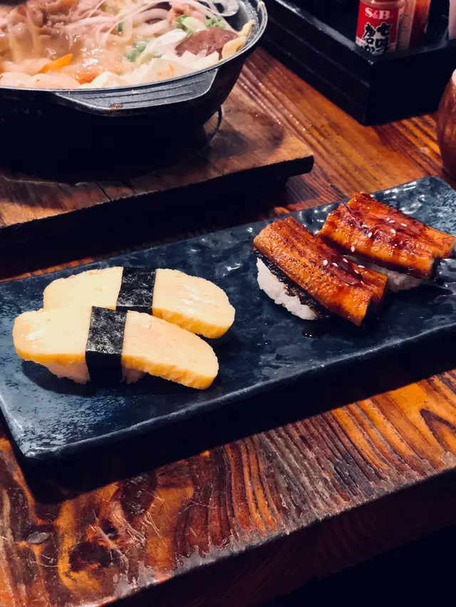 甜蛋壽司鰻魚壽司