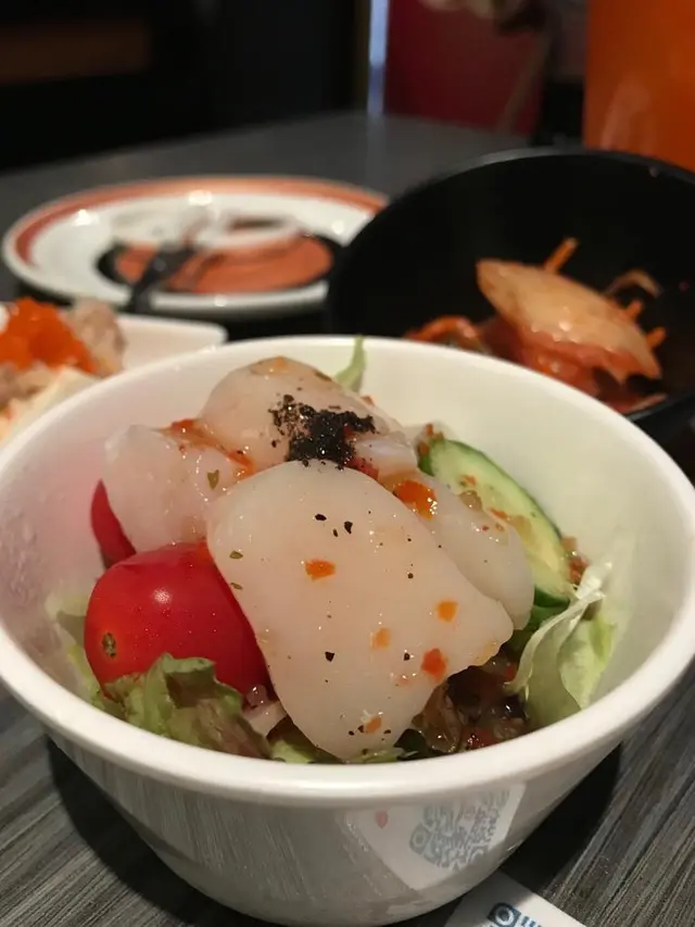 黑松露帆立貝沙律