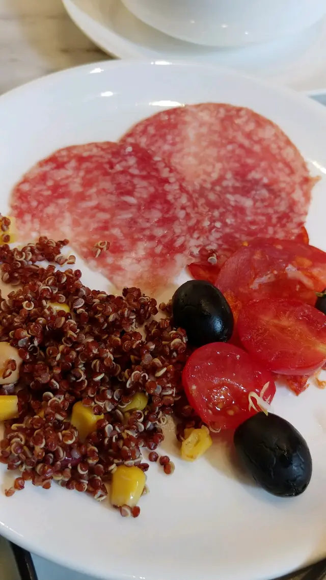 前菜沙律及火腿