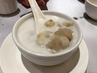 椰汁百合燉雪蛤