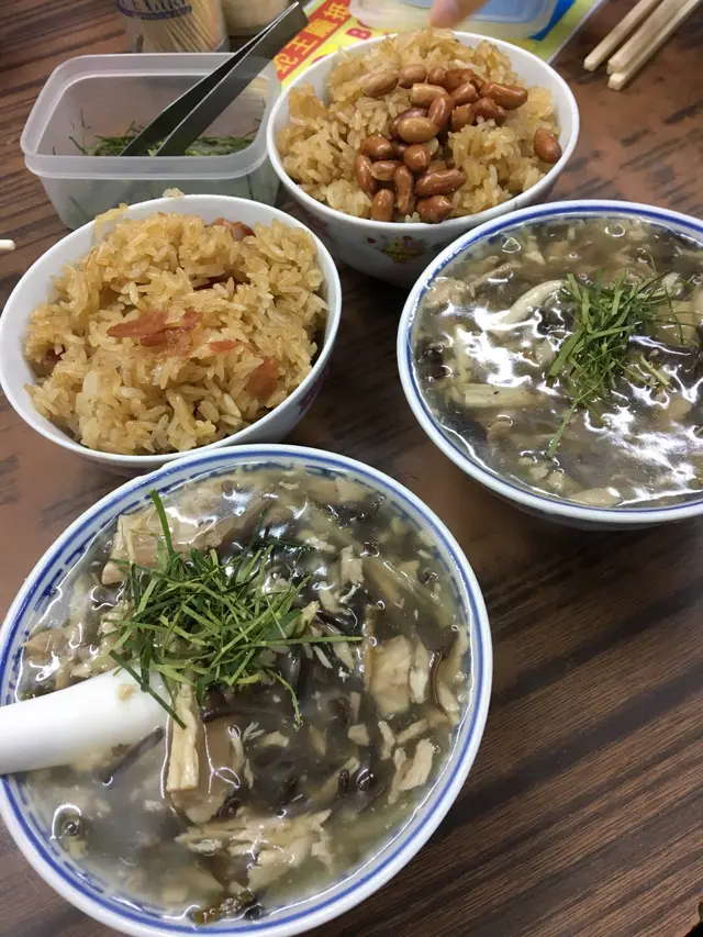 蛇羹+糯米飯