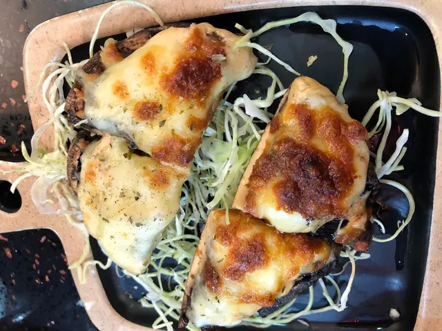 韓式芝士燒大肉菇