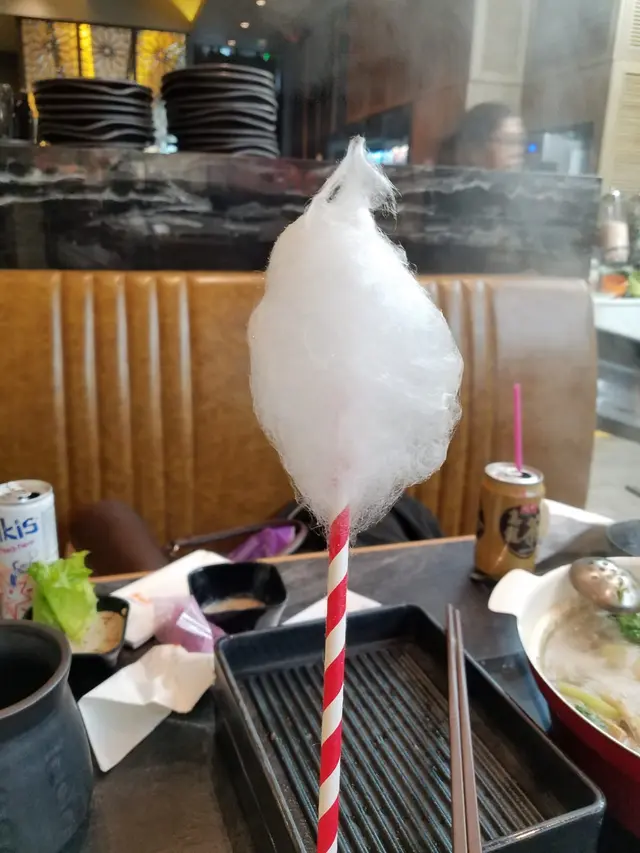 棉花糖機不易控制呢...