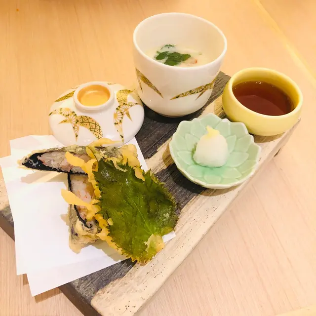 海蟹天婦羅 + 海蟹茶碗蒸