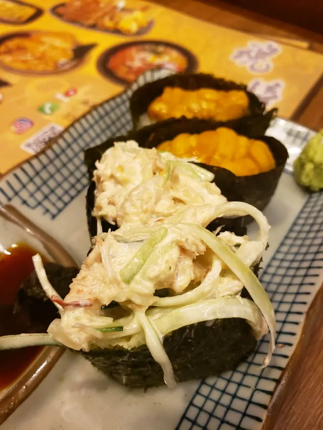 北海道蟹柳壽司&海膽壽司