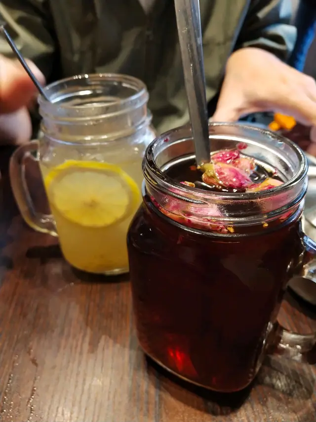 黑糖玫瑰花茶+金橘檸檬蜜