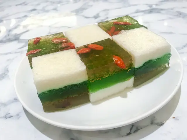 三色桂花斑蘭凍