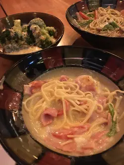 唔知佢用咗咩芝士，可以主到湯麵咁，冇芝士味