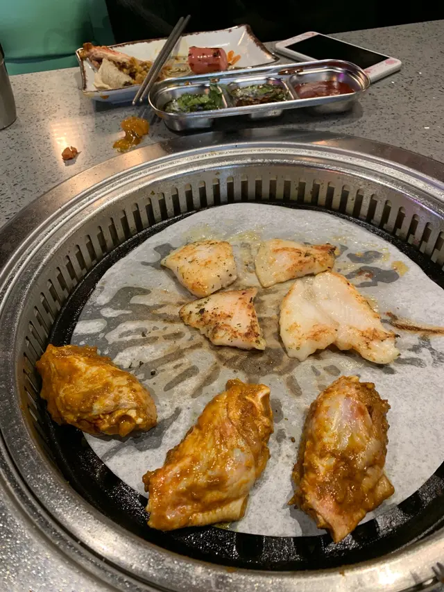魚、雞翼正
