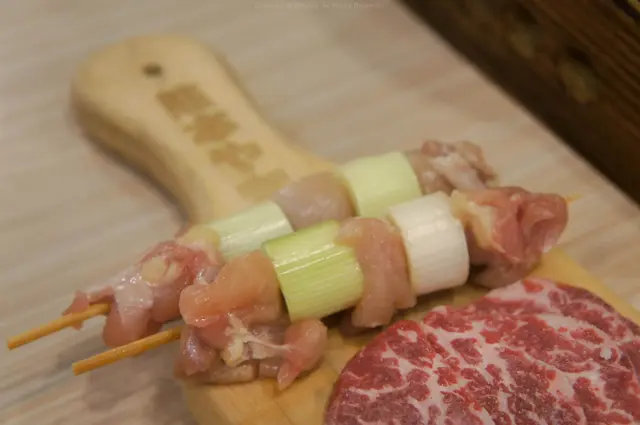 大蔥雞肉串