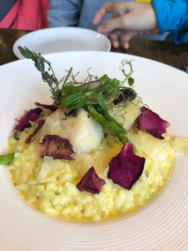 蕃紅花黑松露帶子意大利飯