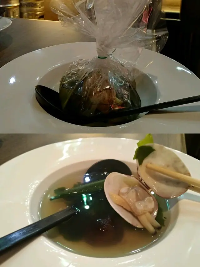 S2鐵板紙包蜆湯