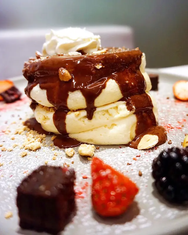 72% Dark Chocolate Pancakes