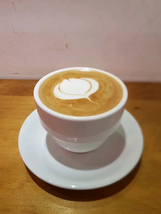 Flat white with oat milk
