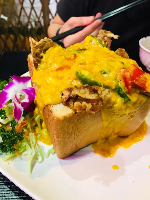 黃咖哩包軟殻蟹