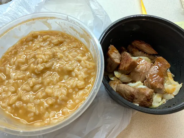 龍蝦湯泡飯配牛肉粒