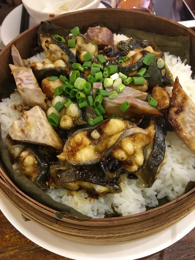 豉汁蒸白鱔飯