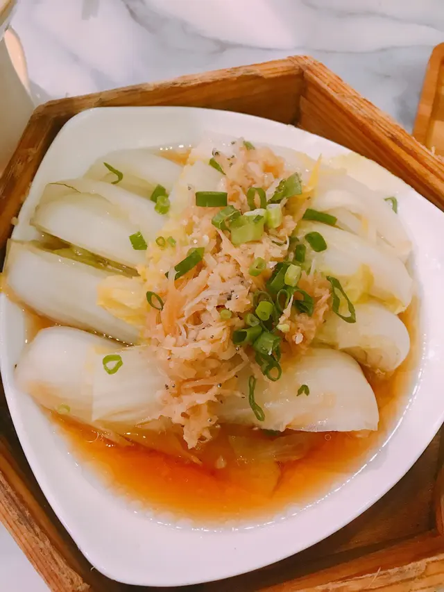 金銀蒜銀魚蒸娃娃菜