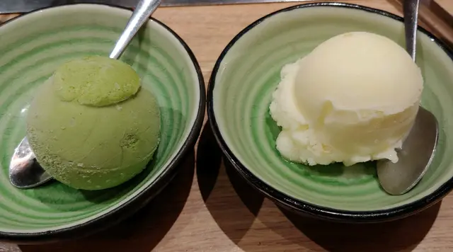 抹茶雪糕及柚子雪糕