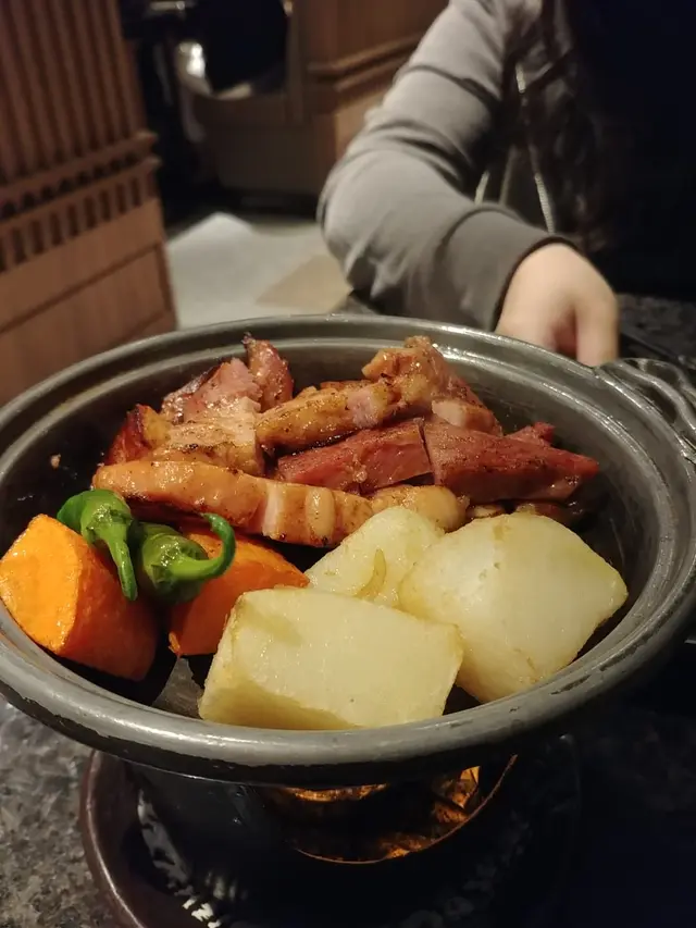 煙肉扒陶板燒