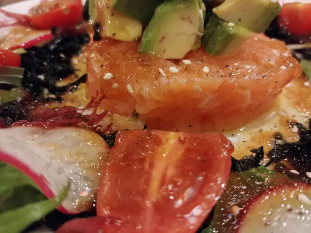 三文魚牛油果油酢漬