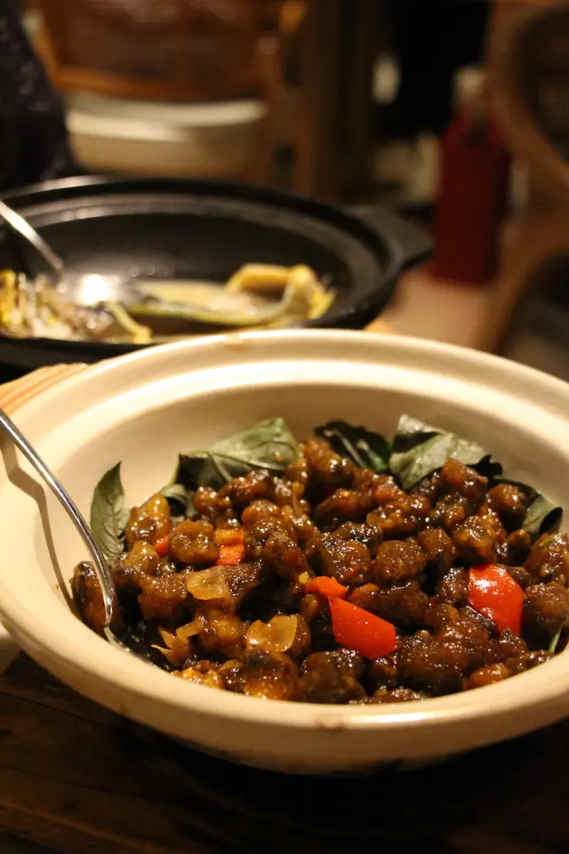 九層塔香燜海蠣