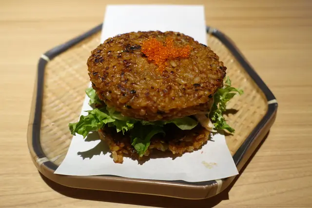 松葉蟹肉壽司漢堡