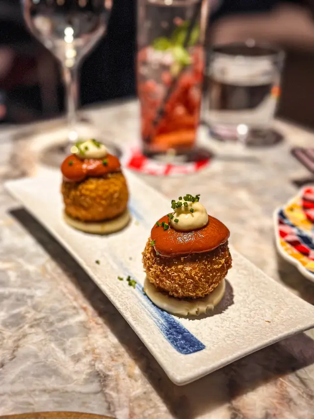 Smoked Potato & Meat Ball