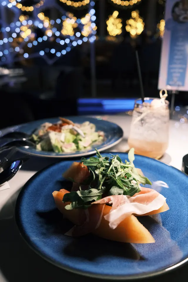 巴馬火腿伴羅馬甜瓜沙律