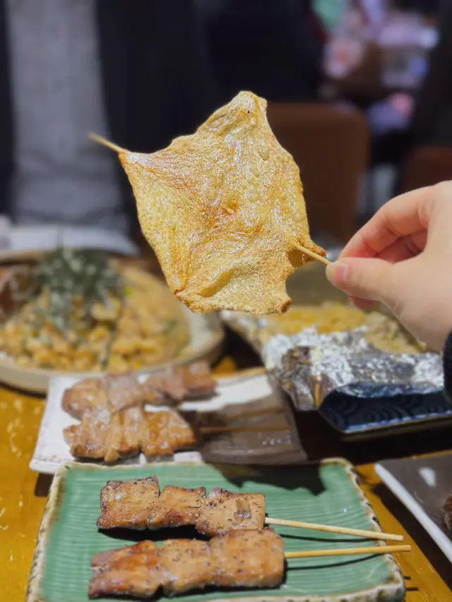鹽燒原塊雞皮