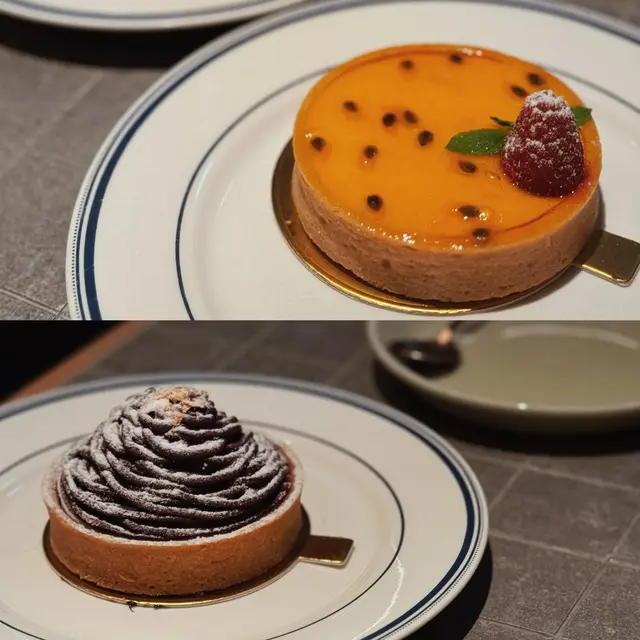 紫薯杏仁奶油撻, 熱情果紅桑子奶油撻 